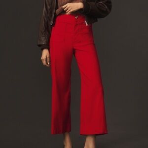 Anthropologie Maeve Colette Red Pants
